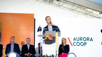 O presidente da Aurora Coop, Neivor Canton, enfatizou que a diversifica&ccedil;&atilde;o do portf&oacute;lio busca fortalecer a posi&ccedil;&atilde;o da cooperativa no mercado brasileiro e como player global. (Foto: MB Comunica&ccedil;&atilde;o)