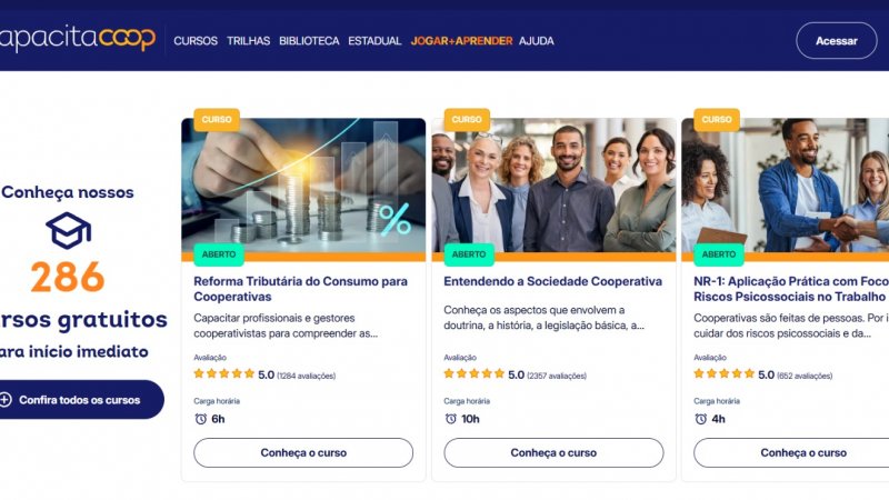 CAPACITACOOP: conhecimento que transforma pessoas e fortalece o cooperativismo
