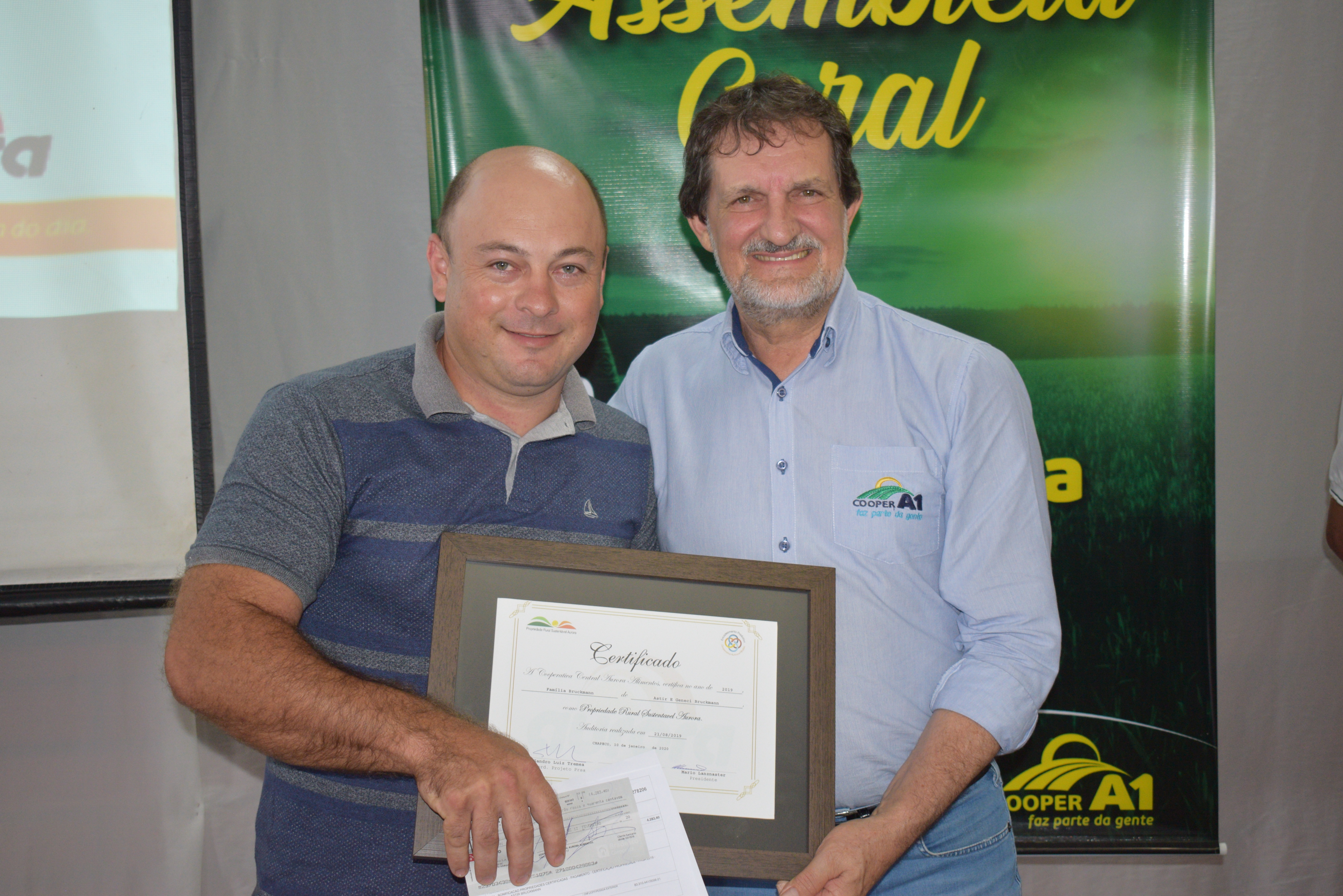 COOPER A1 TEM PROPRIEDADES CERTIFICADAS PELA AURORA DURANTE AGO