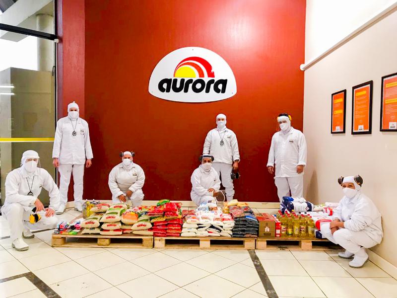 Sistema Aurora arrecada 18,5 toneladas de alimentos e 10 mil itens de higiene e limpeza