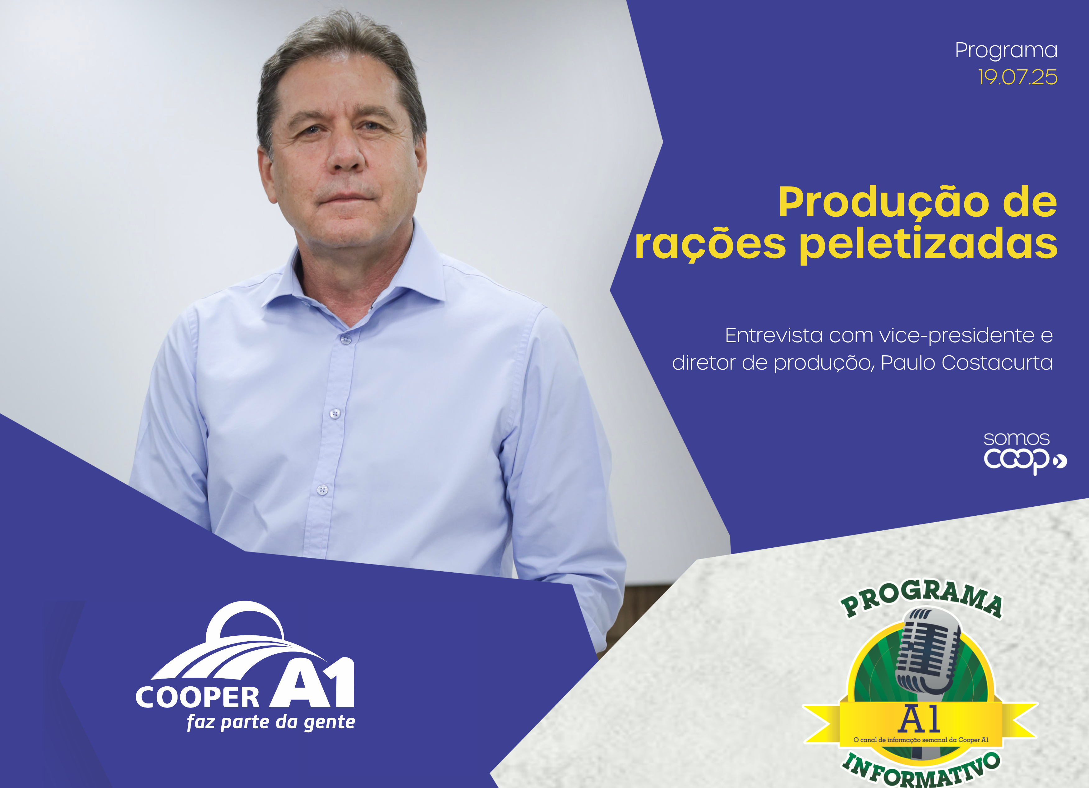 INFORMATIVO A1 19.07.25: Produção de rações peletizadas