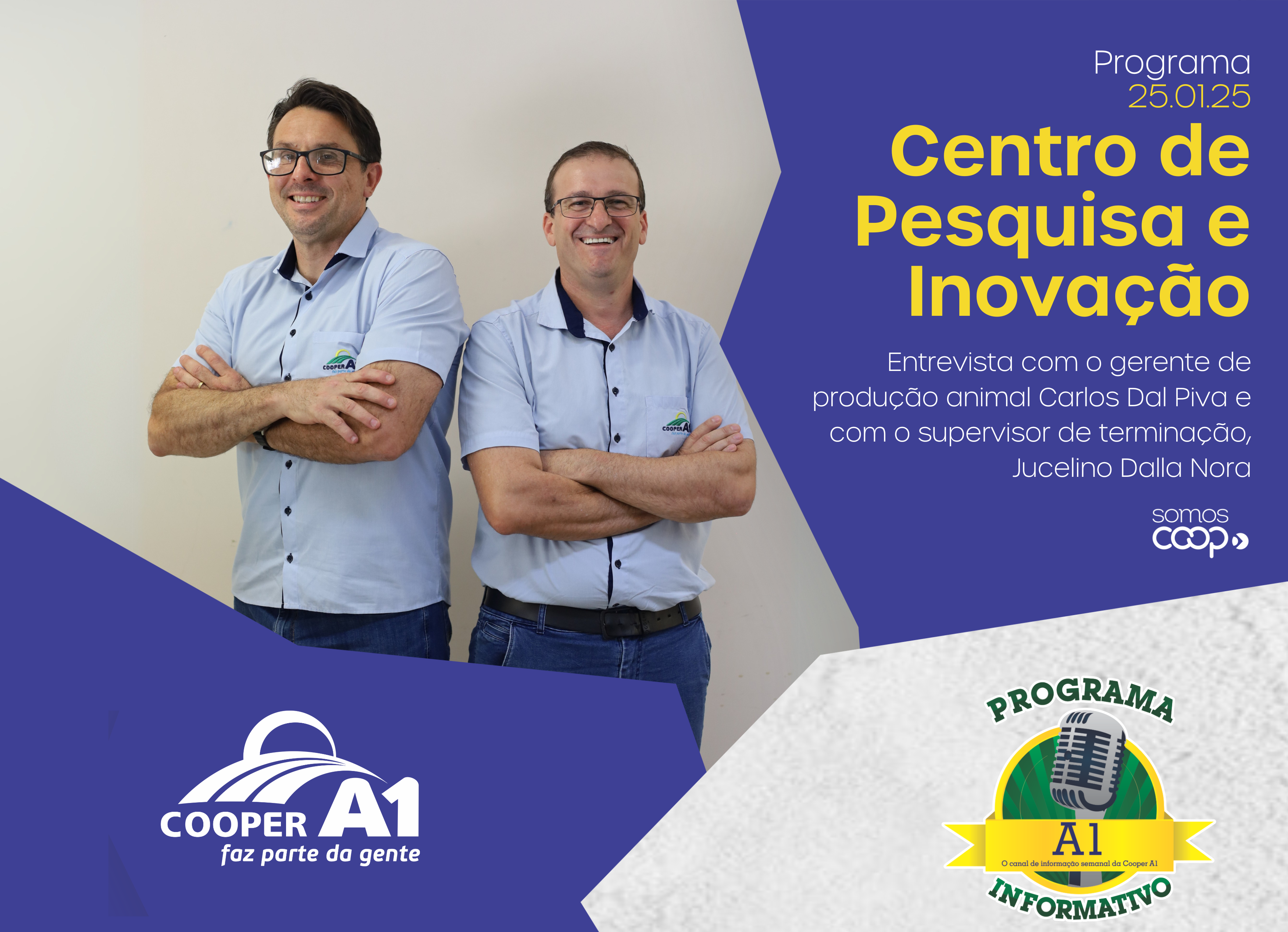 INFORMATIVO A1 25.01.25: Centro de Pesquisa e Inovação